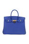 Hermes Birkin 35CM Tote Bag Blue Original Leather H35 Gold  Replica