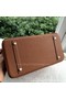 Hermes Birkin 35CM Tote Bag Brown Litchi Leather BK35 Gold  Replica