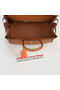 Hermes Birkin 35CM Tote Bag Camel Original Leather H35 Silver  Replica