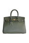 Hermes Birkin 35CM Tote Bag Dark Green Clemence Leather H6089 Gold  Replica