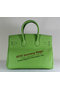 Hermes Birkin 35CM Tote Bag Green Clemence Leather H6089 Gold  Replica