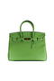 Hermes Birkin 35CM Tote Bag Green Clemence Leather H6089 Gold  Replica