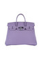 Hermes Birkin 35CM Tote Bag Lavender Grainy Leather Silver  Replica