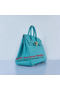 Hermes Birkin 35CM Tote Bag Light BLue Grainy Leather Gold  Replica