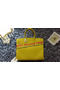 Hermes Birkin 35CM Tote Bag Litchi Leather HB35GL Lemon  Replica