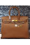 Hermes Birkin 35CM Tote Bag Litchi Leather HB35GL Wheat  Replica