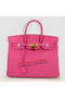 Hermes Birkin 35CM Tote Bag Peach Original Leather H35 Gold  Replica
