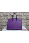 Hermes Birkin 35CM Tote Bag Purple Clemence Leather H6089 Gold  Replica