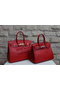 Hermes Birkin 35CM Tote Bag Red Ostrich Leather BK35 Silver  Replica