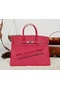 Hermes Birkin 35CM Tote Bag Rose Clemence Leather H35 Silver  Replica