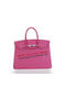 Hermes Birkin 35CM Tote Bag Rosy Original Leather H35 Silver  Replica