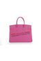 Hermes Birkin 35CM Tote Bag Rosy Original Leather H35 Silver  Replica