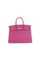 Hermes Birkin 35CM Tote Bag Rosy Original Leather H35 Silver  Replica