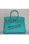 Hermes Birkin 35CM Tote Bag SkyBlue Clemence Leather H6089 Silver  Replica