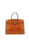 Hermes Birkin 35CM Tote Bag Wheat Iridescent Croco Leather Gold  Replica