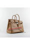 Hermes Birkin 35CM Tote Bags Apricot Ostrich Leather H6089 Silver  Replica