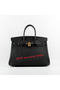 Hermes Birkin 35CM Tote Bags Black Grainy Leather H-35 Gold  Replica