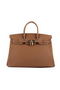 Hermes Birkin 35CM Tote Bags Wheat Grainy Leather H-35 Gold  Replica