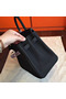 Hermes Birkin 40 Handmade Bag In Black Clemence Leather  Replica