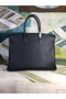 Hermes Birkin 40 Handmade Bag In Black Epsom Leather  Replica
