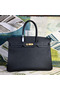 Hermes Birkin 40 Handmade Bag In Black Epsom Leather  Replica