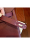 Hermes Birkin 40 Handmade Bag In Bordeaux Epsom Leather  Replica