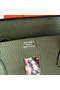 Hermes Birkin 40 Handmade Bag In Canopee Clemence Leather  Replica