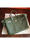 Hermes Birkin 40 Handmade Bag In Canopee Clemence Leather  Replica