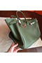 Hermes Birkin 40 Handmade Bag In Canopee Clemence Leather  Replica