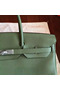 Hermes Birkin 40 Handmade Bag In Canopee Clemence Leather  Replica