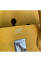 Hermes Birkin 40 Handmade Bag In Yellow Clemence Leather  Replica