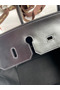 Hermes Birkin 40 Retourne Handmade Bag In Black Box Calfskin  Replica