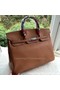 Hermes Birkin 40CM Bag Wheat Litchi Leather BK40 Silver  Replica