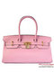 Hermes Birkin 42cm JPG Birkin Togo Leather Bag Pink Gold  Replica