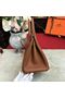 Hermes Birkin Bag Original Leather 17825 Brown  Replica