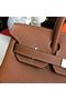Hermes Birkin Bag Original Leather 17825 Brown  Replica