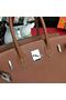 Hermes Birkin Bag Original Leather 17825 Brown  Replica