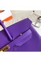 Hermes Birkin Bag Original Leather 17825 purple  Replica
