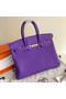 Hermes Birkin Bag Original Leather 17825 purple  Replica