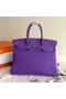 Hermes Birkin Bag Original Leather 35CM 17825 purple  Replica