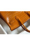 Hermes Birkin Bag Original Leather crocodile HBK35 brown  Replica