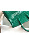 Hermes Birkin Bag Original Leather crocodile HBK35 green  Replica