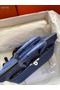 Hermes Birkin Bag Original Leather Ostrich Skin HBK2530 Dark Blue  Replica