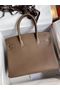 Hermes Birkin Bag Original Togo Leather 17825 Gray  Replica