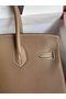 Hermes Birkin Bag Original Togo Leather 17825 Gray  Replica