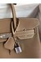 Hermes Birkin Bag Original Togo Leather 17825 Gray  Replica