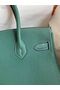 Hermes Birkin Bag Original Togo Leather 17825 Green  Replica