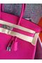 Hermes Birkin Bag Original Togo Leather 17825 Rose  Replica