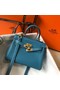 Hermes Birkin Togo Leather 22590 blue  Replica