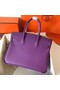 Hermes Birkin Tote Bag Original Togo Leather BK35 purple  Replica